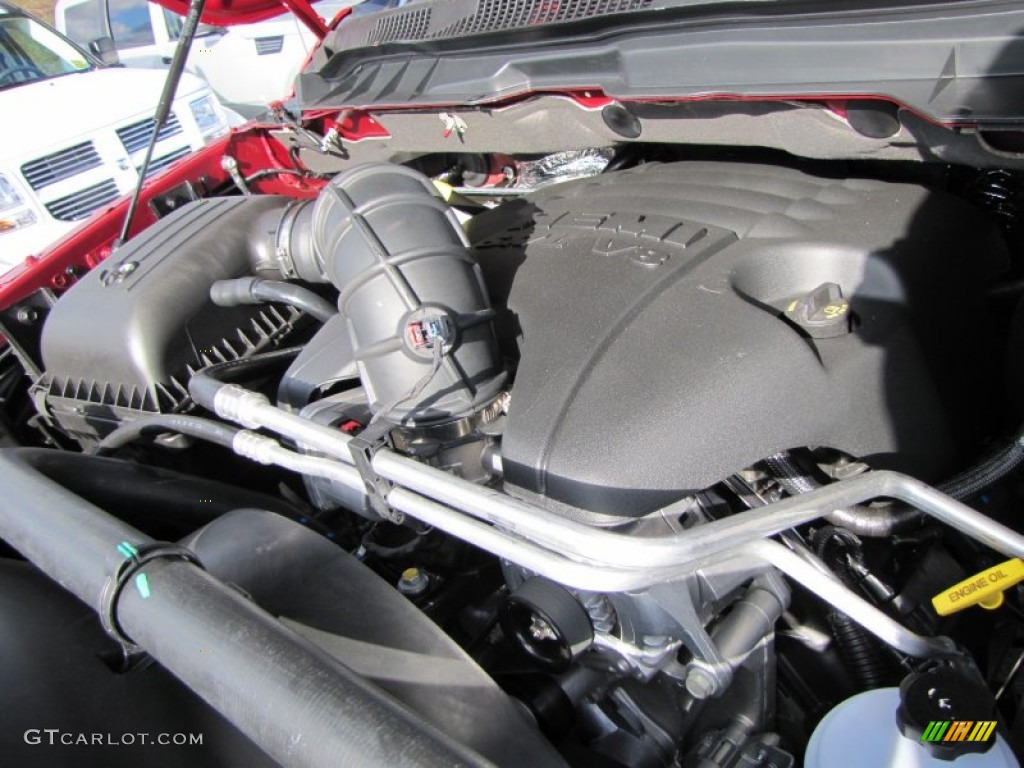2012 Dodge Ram 1500 Express Quad Cab 5.7 Liter HEMI OHV 16-Valve VVT MDS V8 Engine Photo #55488884