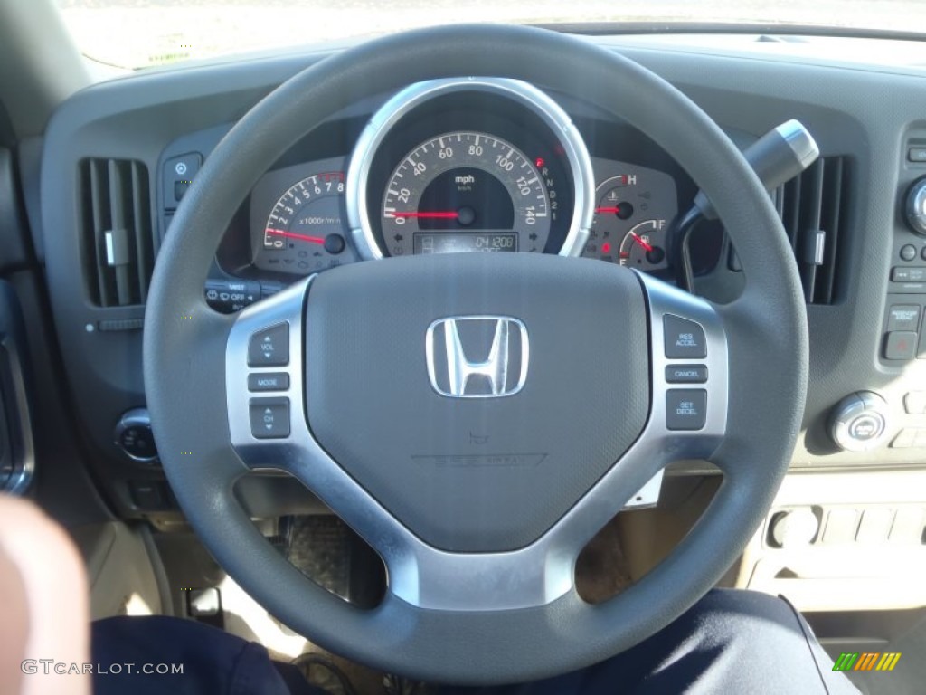 2008 Ridgeline RTS - Dark Cherry Pearl / Gray photo #18