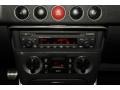 2002 Audi TT Amber Red Interior Audio System Photo