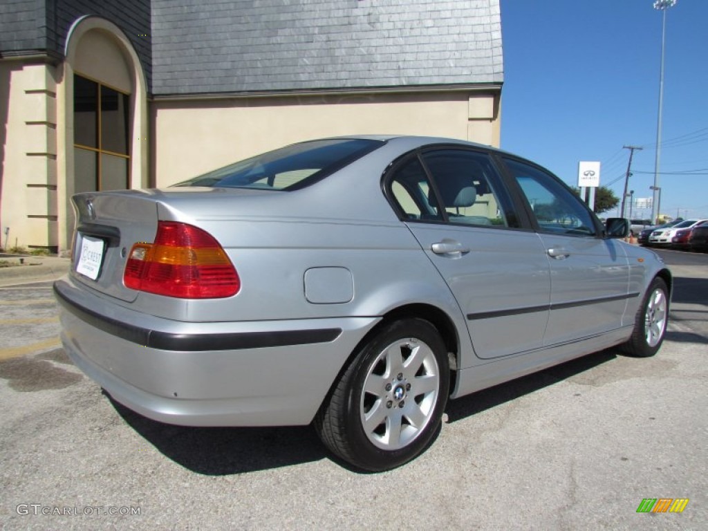 2003 3 Series 325i Sedan - Titanium Silver Metallic / Grey photo #3