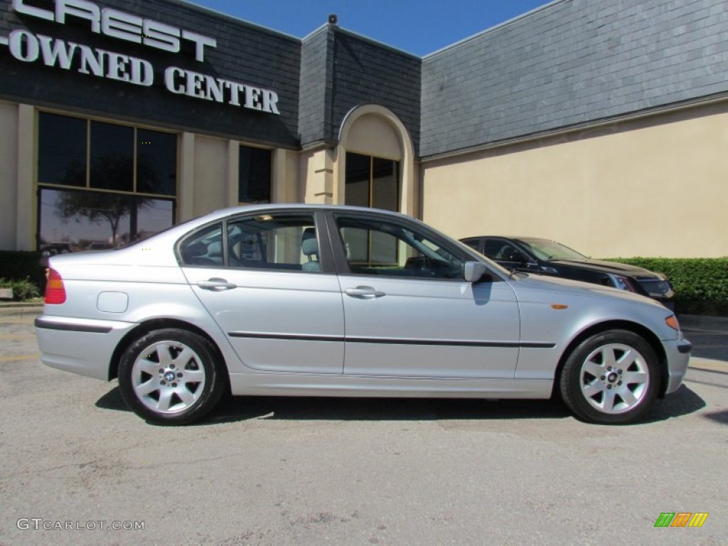 2003 3 Series 325i Sedan - Titanium Silver Metallic / Grey photo #4