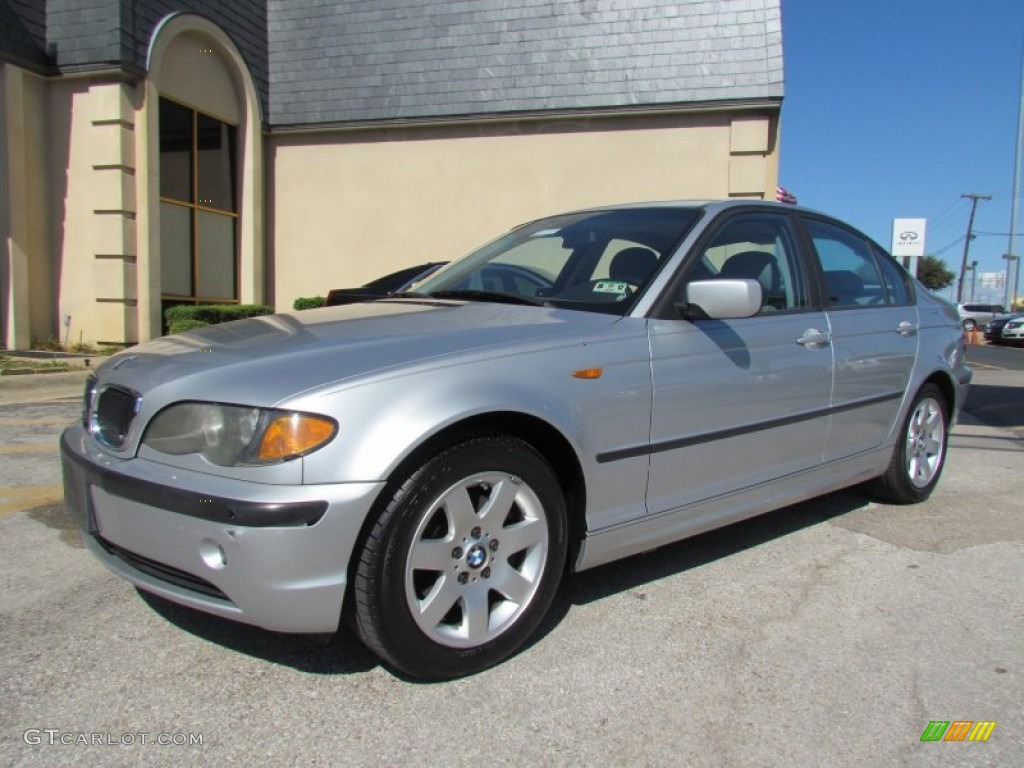 2003 3 Series 325i Sedan - Titanium Silver Metallic / Grey photo #7