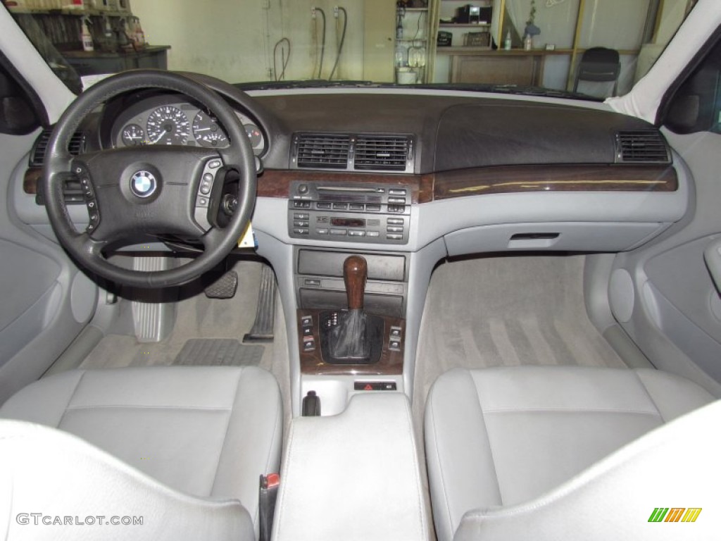 2003 3 Series 325i Sedan - Titanium Silver Metallic / Grey photo #12