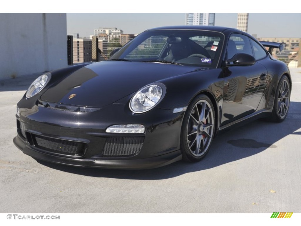 Basalt Black Metallic 2011 Porsche 911 GT3 Exterior Photo #55489364