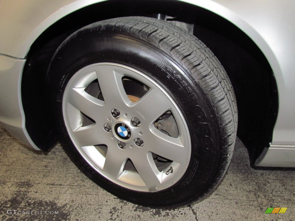 2003 3 Series 325i Sedan - Titanium Silver Metallic / Grey photo #20