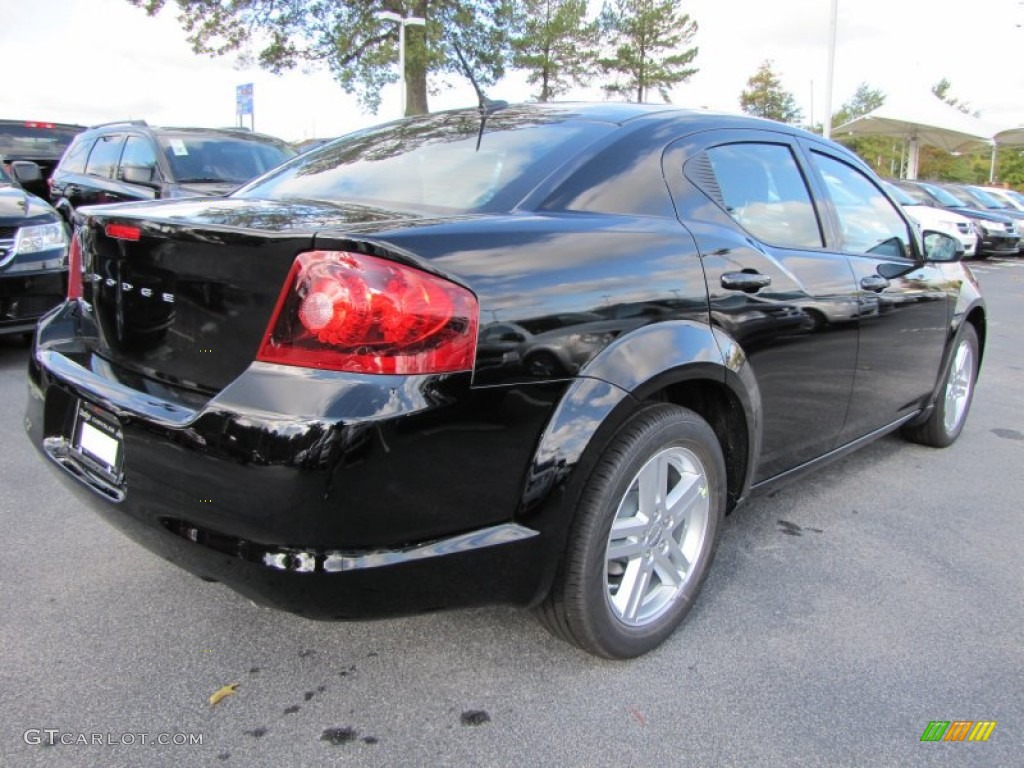 Black 2012 Dodge Avenger SXT Exterior Photo #55489684
