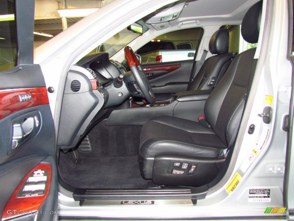 Black Interior 2009 Lexus LS 460 Photo #55489712