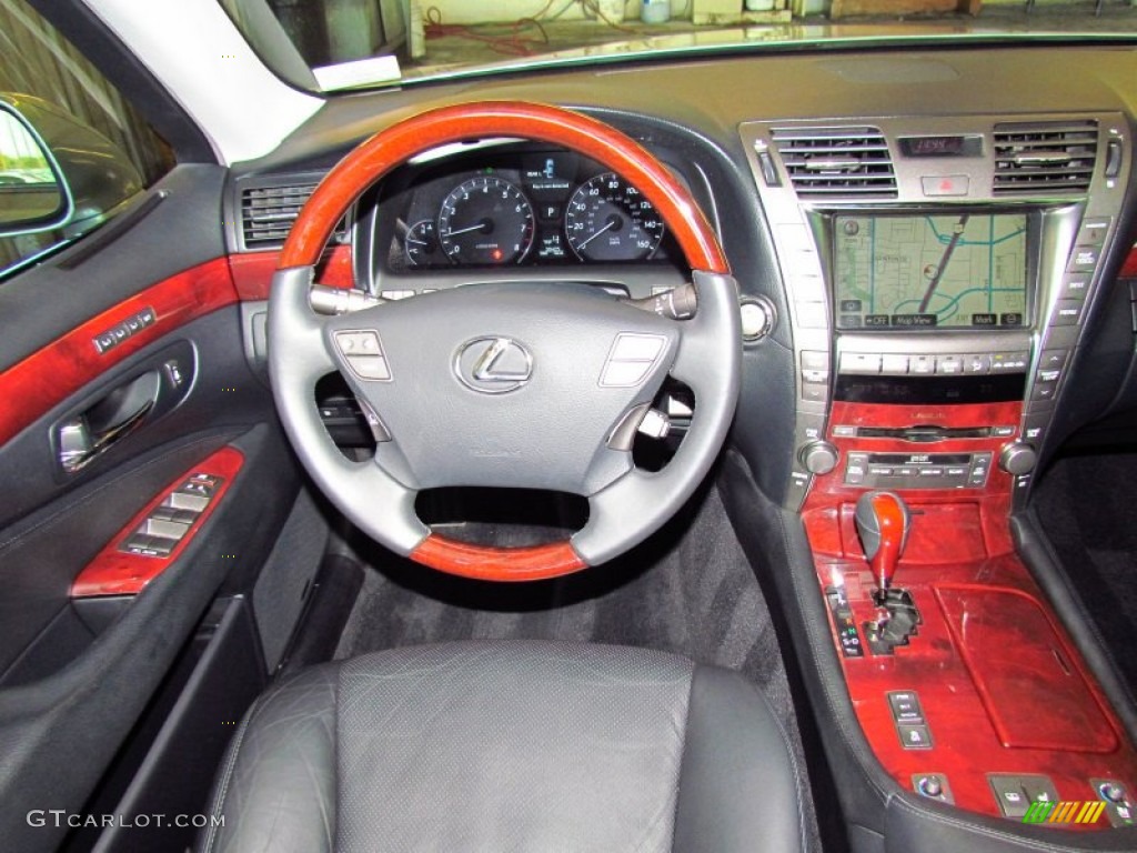Black Interior 2009 Lexus LS 460 Photo #55489765