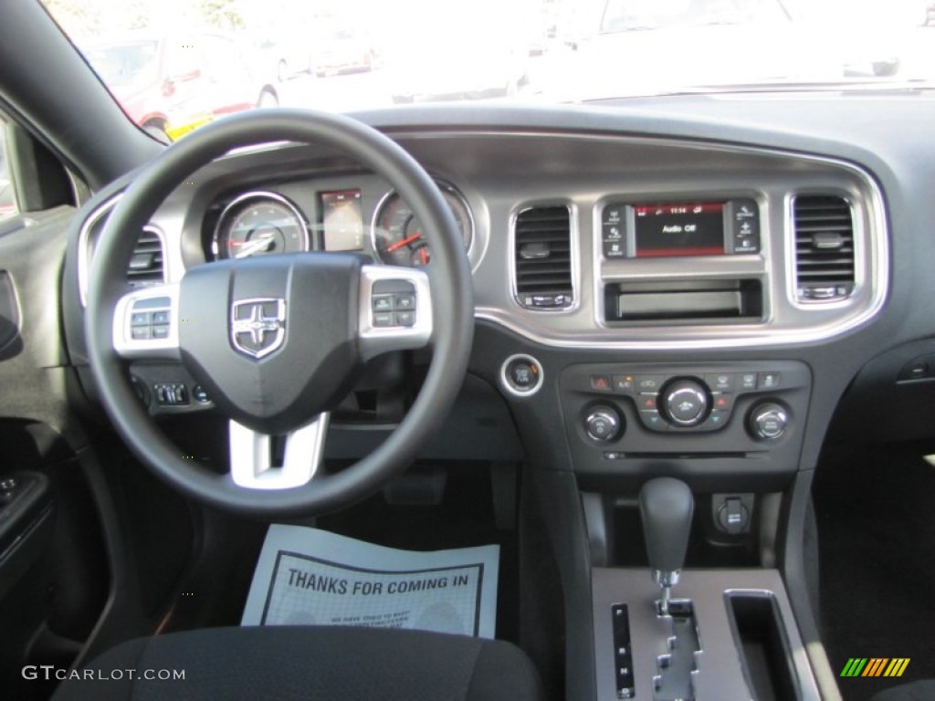 2012 Dodge Charger SE Black Dashboard Photo #55490180