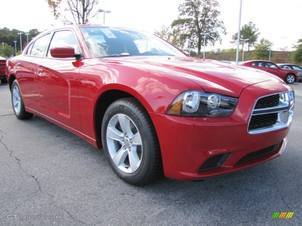 Redline 3-Coat Pearl 2012 Dodge Charger SE Exterior Photo #55490249