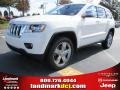 2012 Stone White Jeep Grand Cherokee Overland  photo #1