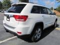 2012 Stone White Jeep Grand Cherokee Overland  photo #3