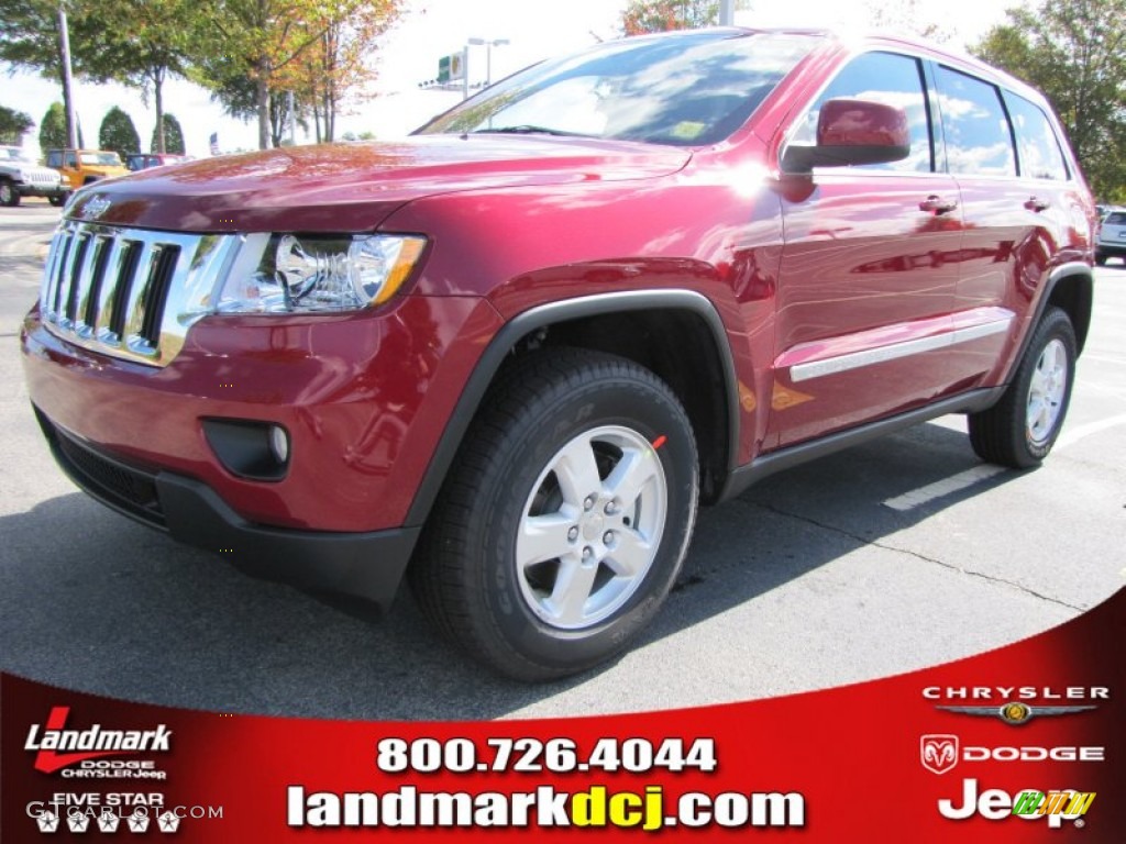 2012 Grand Cherokee Laredo - Deep Cherry Red Crystal Pearl / Black photo #1