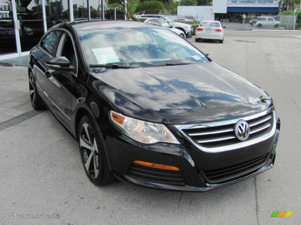 Deep Black Metallic 2011 Volkswagen CC Sport Exterior Photo #55490667