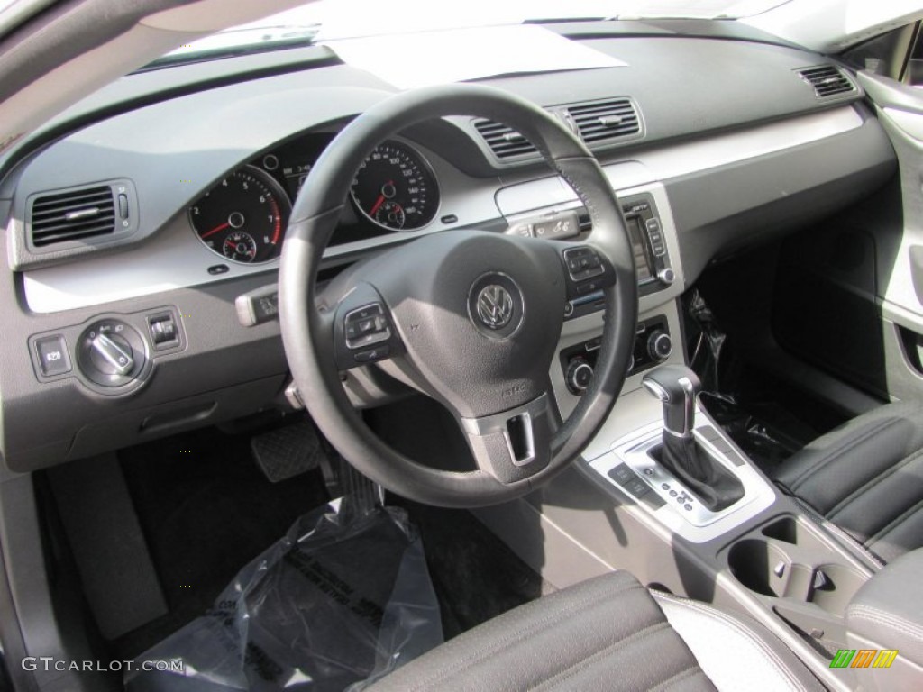 2011 Volkswagen CC Sport Black Dashboard Photo #55490732