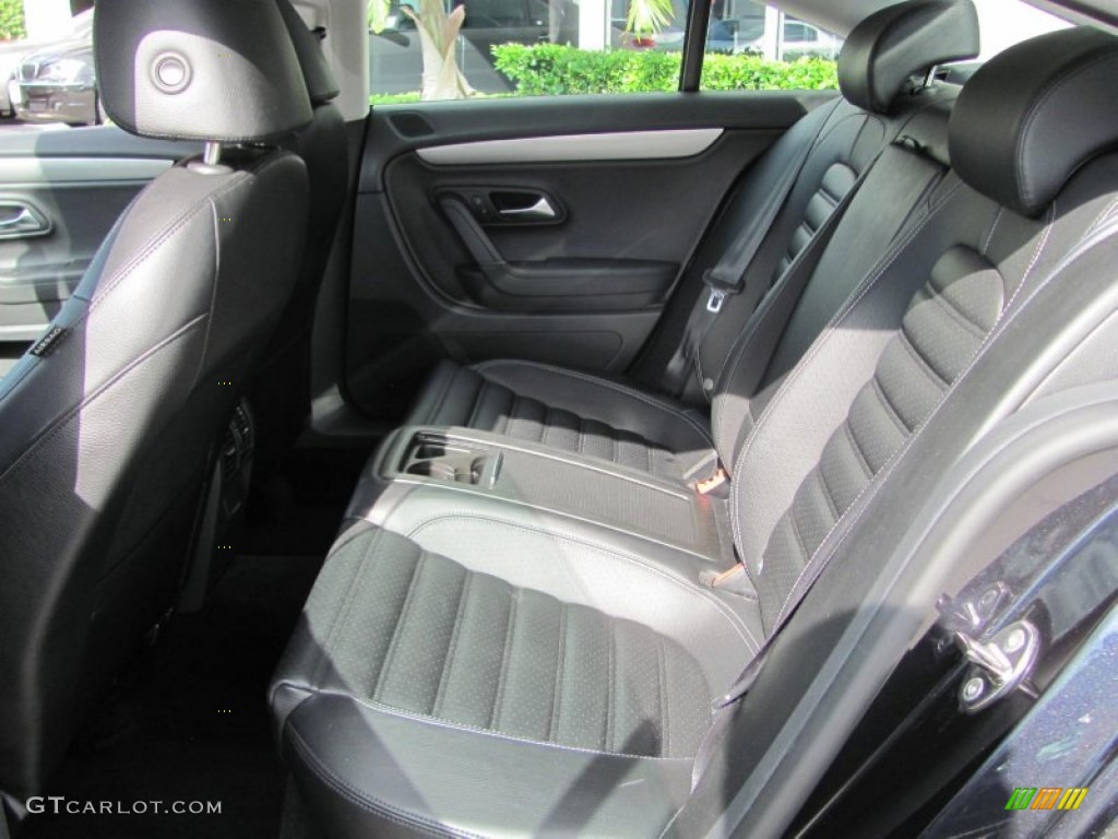 Black Interior 2011 Volkswagen CC Sport Photo #55490782
