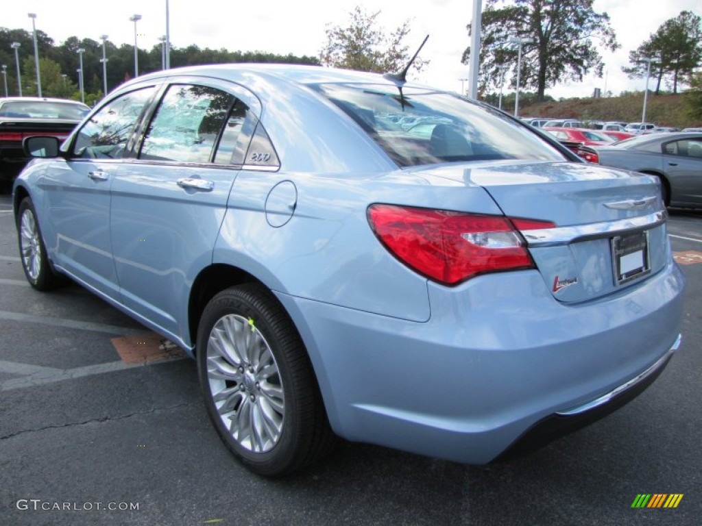 Crystal Blue Pearl Coat 2012 Chrysler 200 Limited Sedan Exterior Photo #55490838