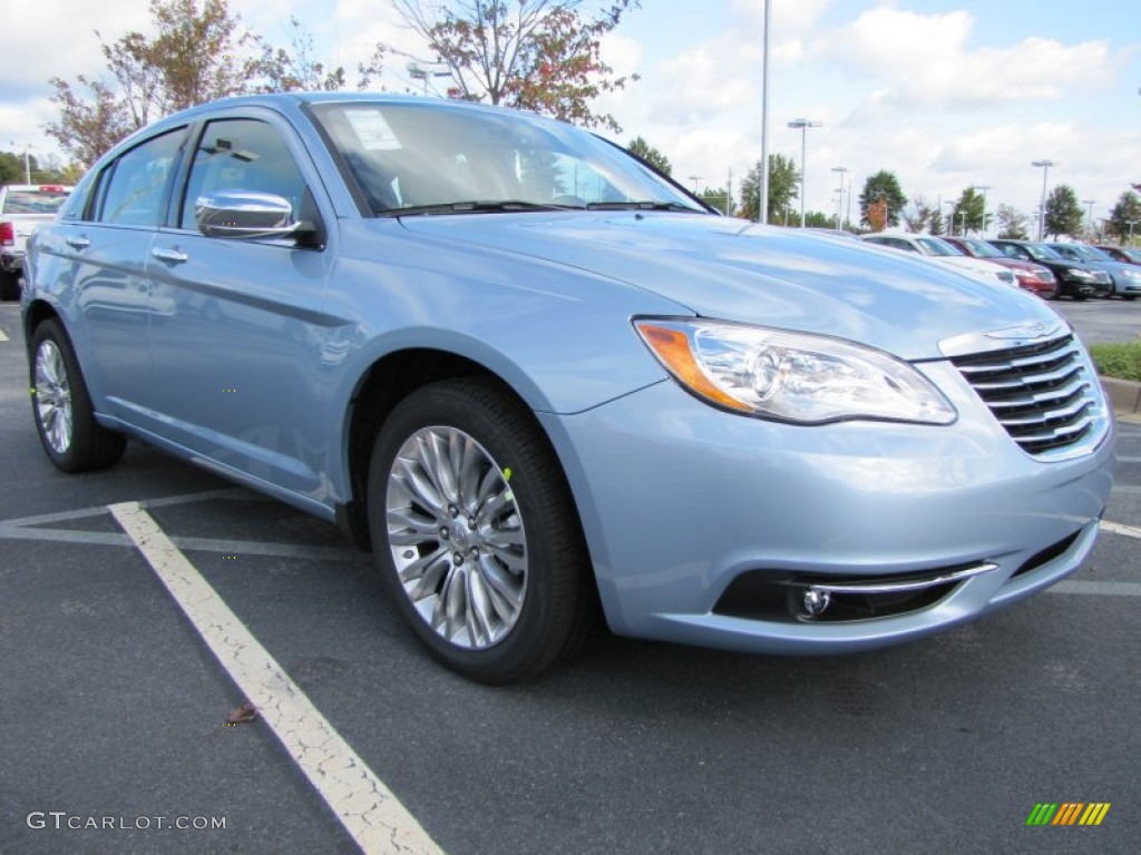 Crystal Blue Pearl Coat 2012 Chrysler 200 Limited Sedan Exterior Photo #55490858