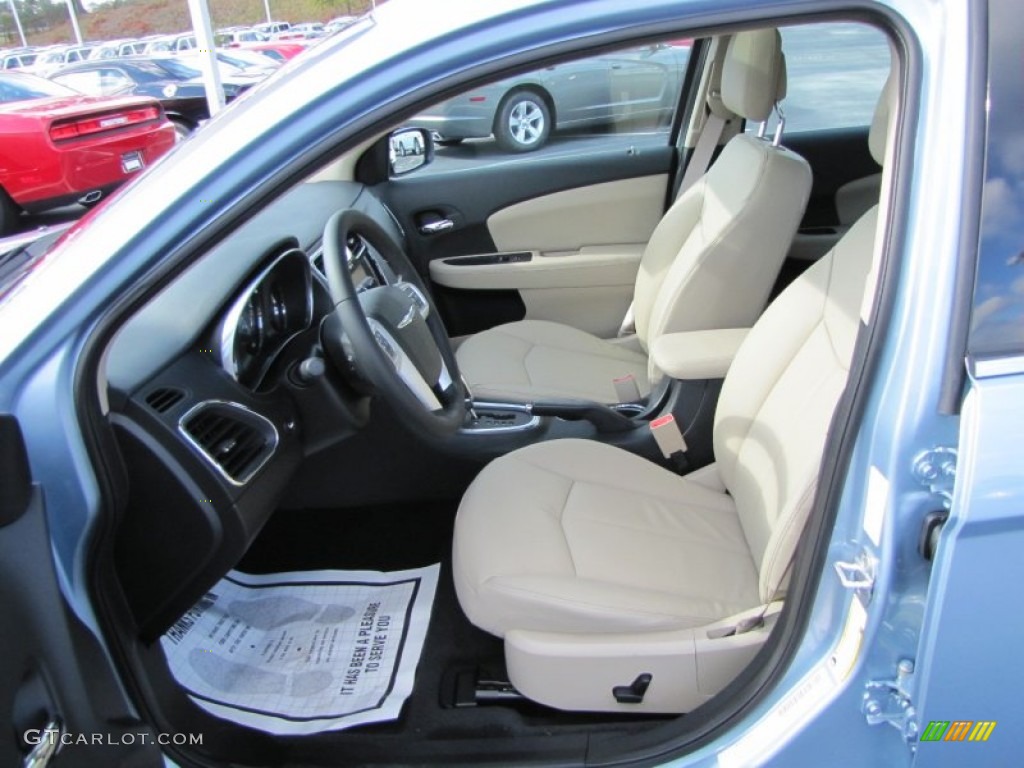 Black/Light Frost Interior 2012 Chrysler 200 Limited Sedan Photo #55490872