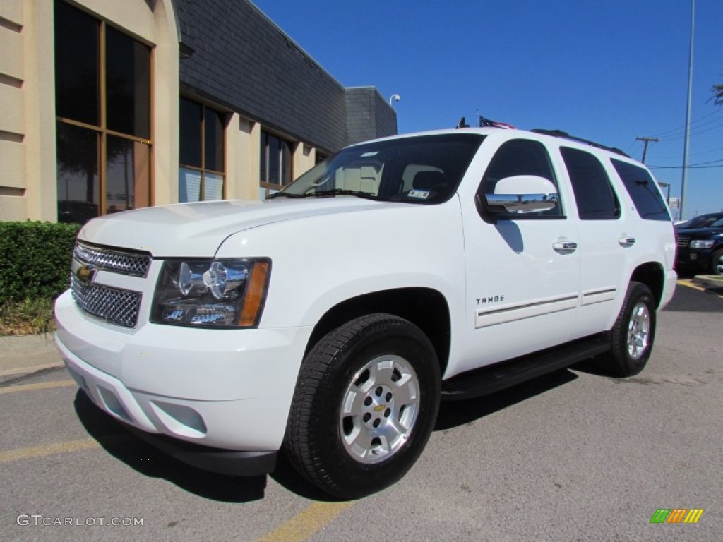 2011 Tahoe LT - Summit White / Ebony photo #7