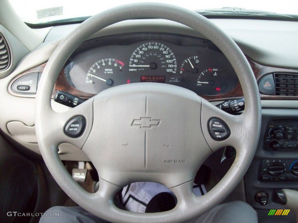 1999 Chevrolet Malibu LS Sedan Medium Neutral Steering Wheel Photo #55491464