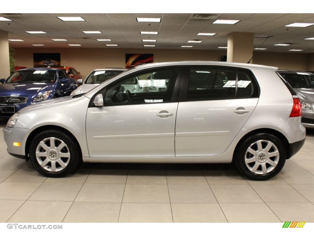 Reflex Silver Metallic 2007 Volkswagen Rabbit 4 Door Exterior Photo #55491743