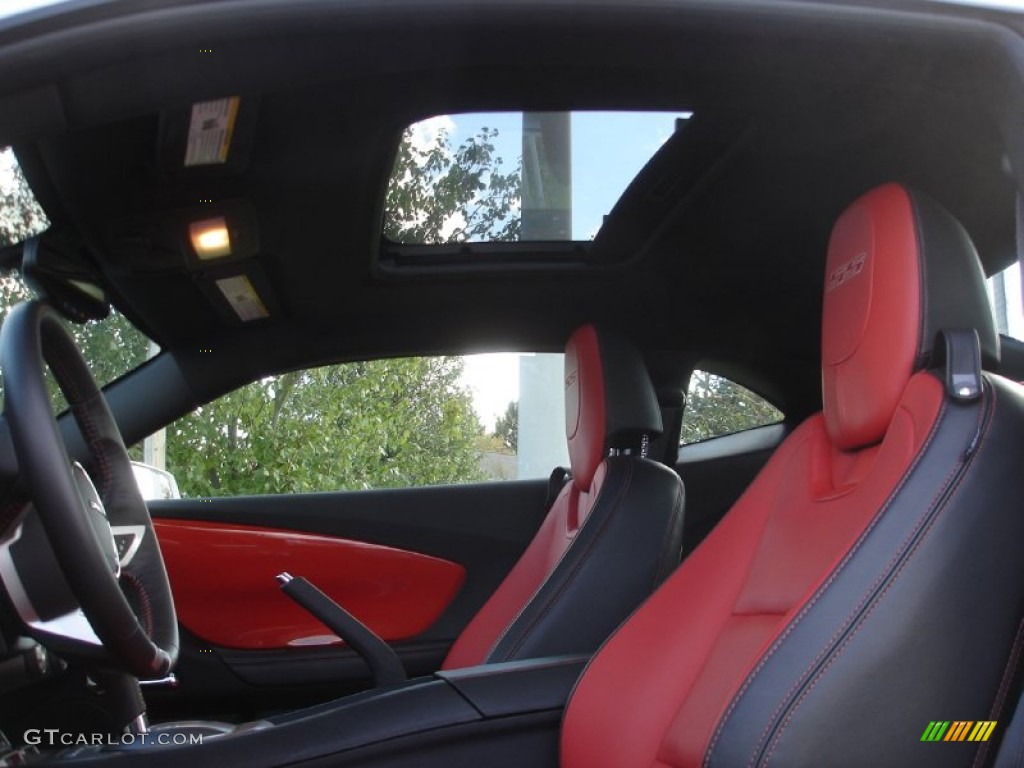 Inferno Orange/Black Interior 2011 Chevrolet Camaro SS Coupe Photo #55492106