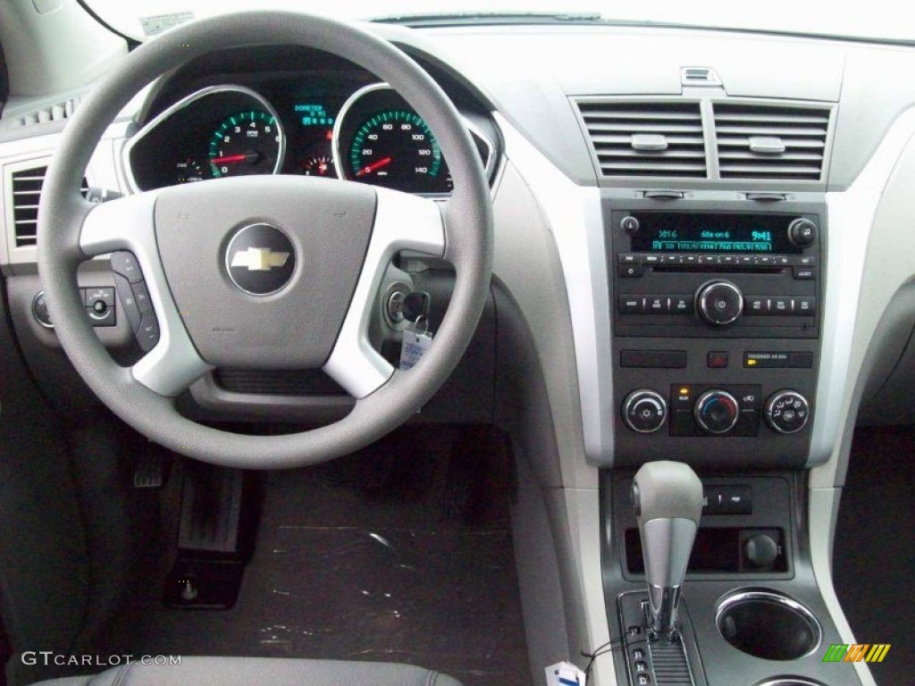 2012 Chevrolet Traverse LS Dark Gray/Light Gray Dashboard Photo #55492373