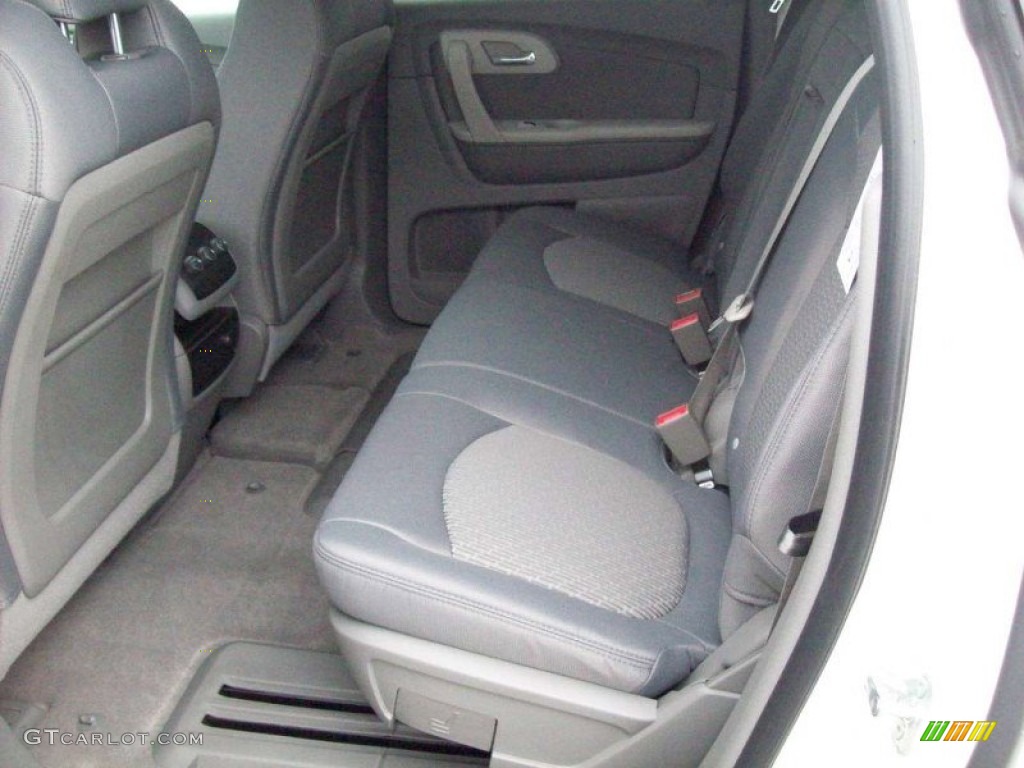 Dark Gray/Light Gray Interior 2012 Chevrolet Traverse LS Photo #55492475