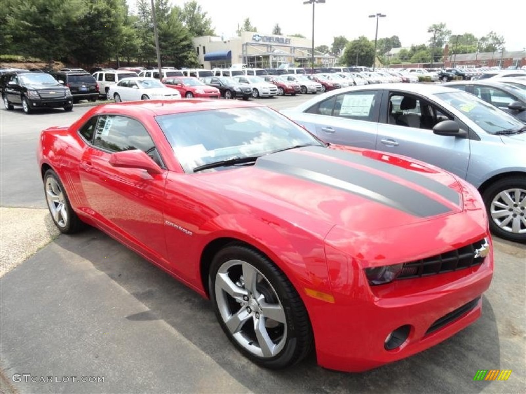 2012 Camaro LT Coupe - Victory Red / Black photo #2