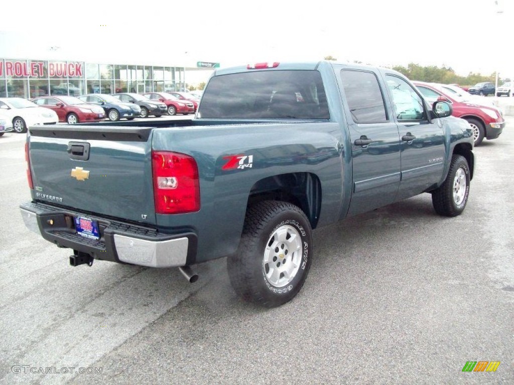 2012 Silverado 1500 LT Crew Cab 4x4 - Blue Granite Metallic / Ebony photo #12