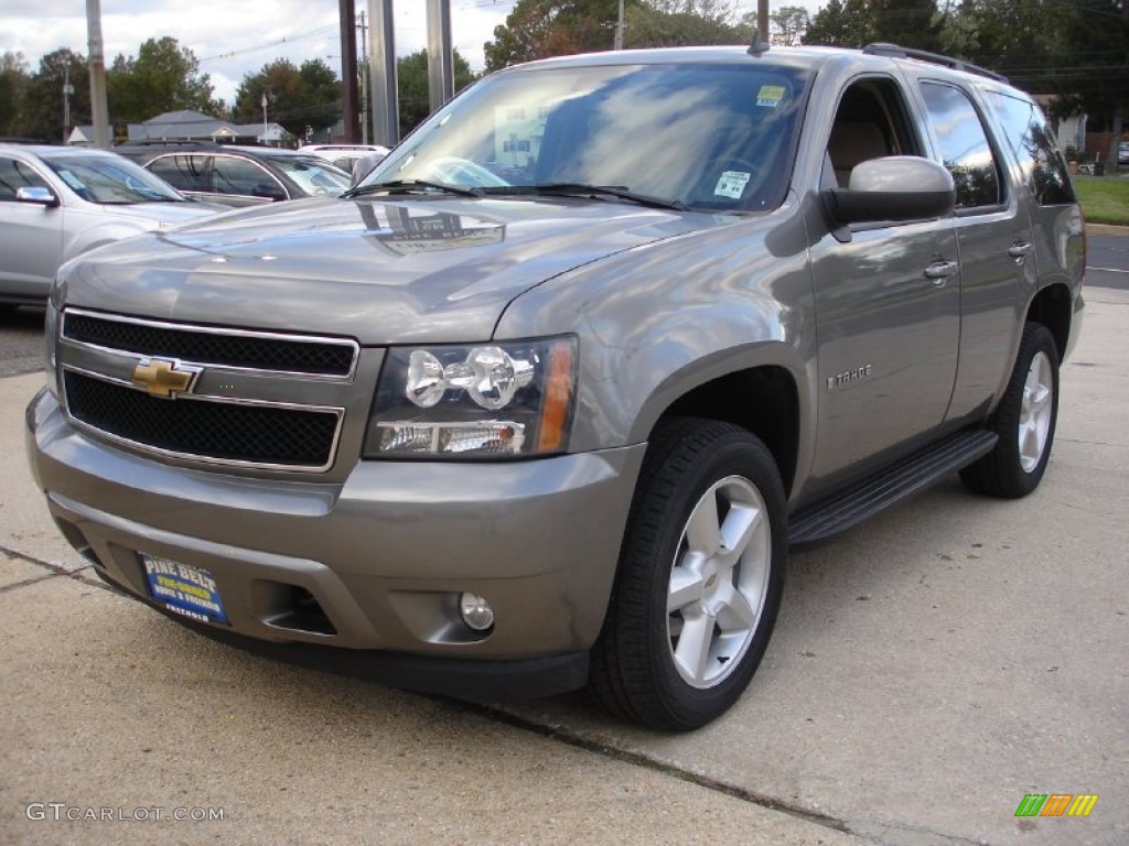 2008 Tahoe LT 4x4 - Graystone Metallic / Light Cashmere/Ebony photo #1