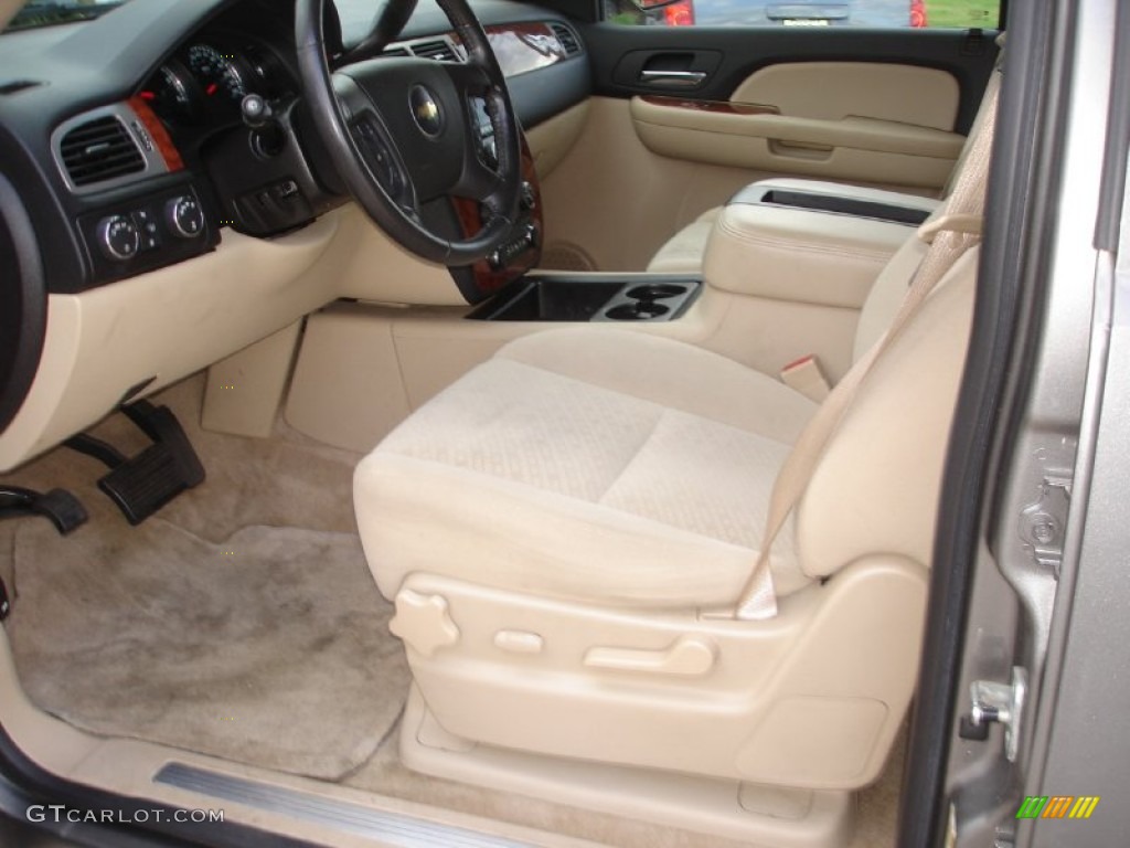 Light Cashmere/Ebony Interior 2008 Chevrolet Tahoe LT 4x4 Photo #55492910