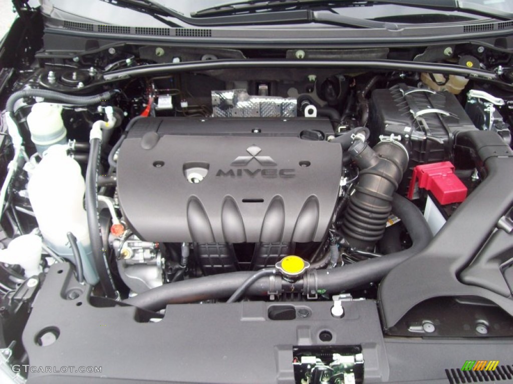 2011 Mitsubishi Lancer GTS 2.4 Liter DOHC 16-Valve MIVEC 4 Cylinder Engine Photo #55492929