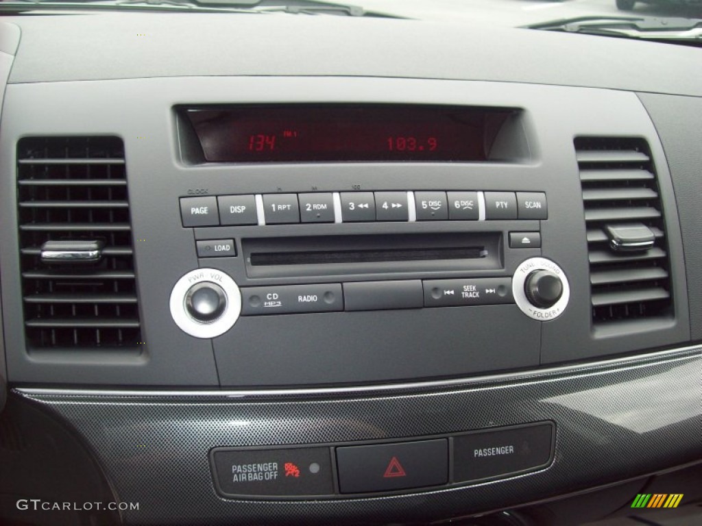 2011 Mitsubishi Lancer GTS Audio System Photo #55492979