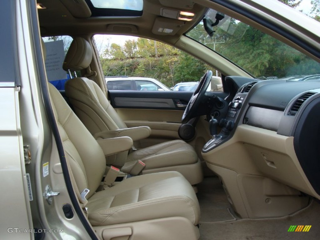 2009 CR-V EX-L 4WD - Borrego Beige Metallic / Ivory photo #14