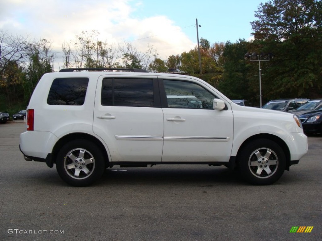 2009 Pilot Touring 4WD - Taffeta White / Gray photo #8