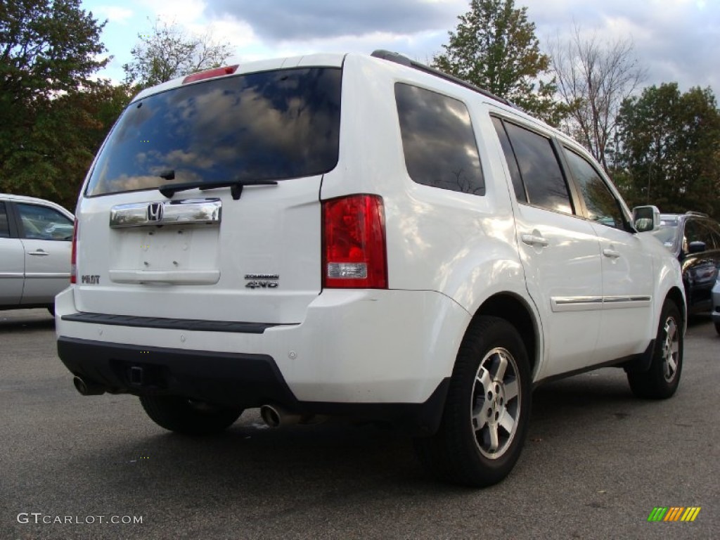2009 Pilot Touring 4WD - Taffeta White / Gray photo #9