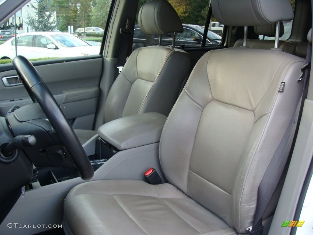 2009 Pilot Touring 4WD - Taffeta White / Gray photo #21