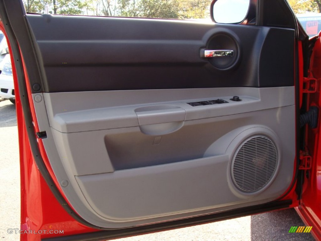 2007 Dodge Charger SRT-8 Dark Slate Gray Door Panel Photo #55495022