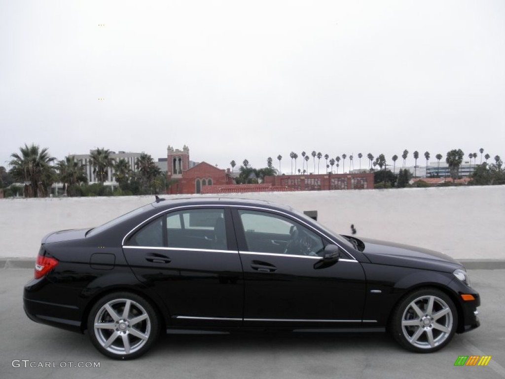 Black 2012 Mercedes-Benz C 250 Sport Exterior Photo #55495073