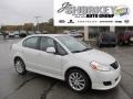 2009 White Water Pearl Suzuki SX4 Touring Sport Sedan  photo #1