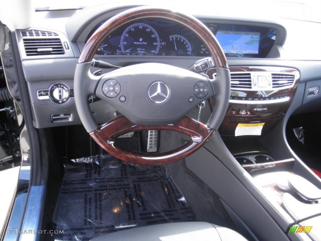 2012 Mercedes-Benz CL 550 4MATIC Black Dashboard Photo #55495487