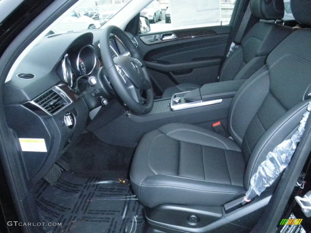 Black Interior 2012 Mercedes-Benz ML 350 4Matic Photo #55495649