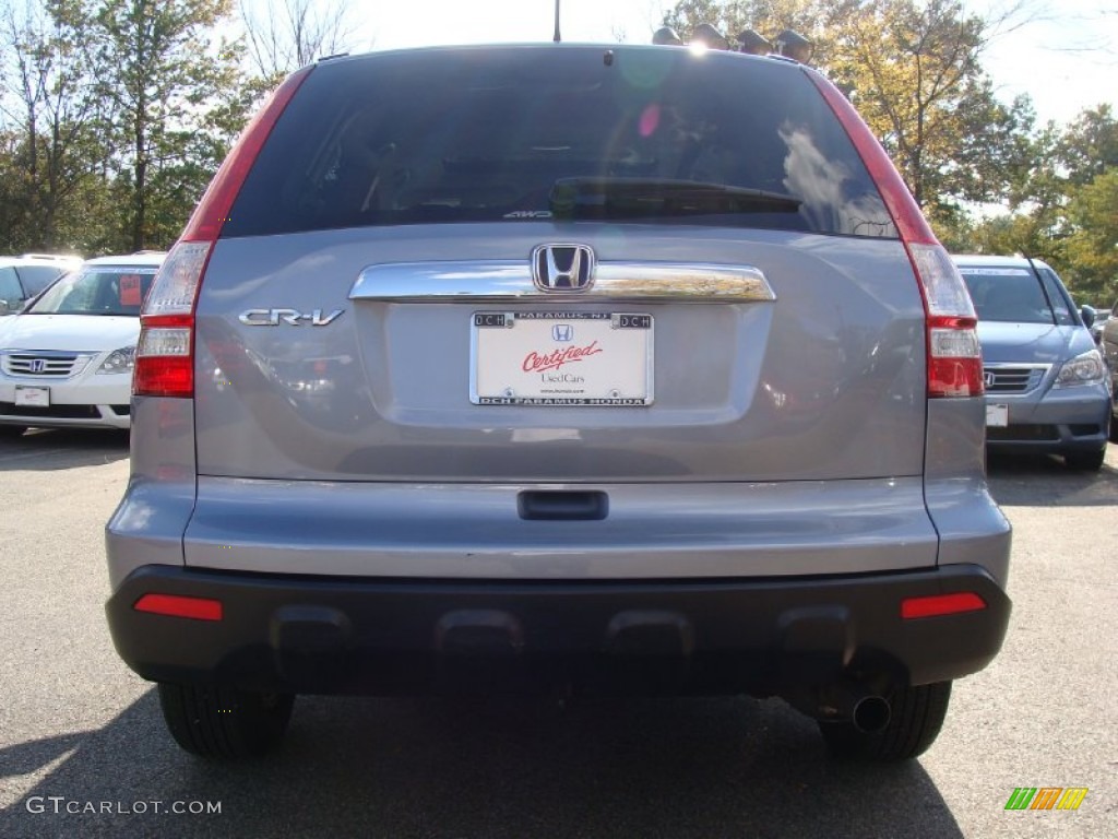 2008 CR-V EX 4WD - Glacier Blue Metallic / Gray photo #9