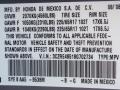 B538M: Glacier Blue Metallic 2008 Honda CR-V EX 4WD Color Code
