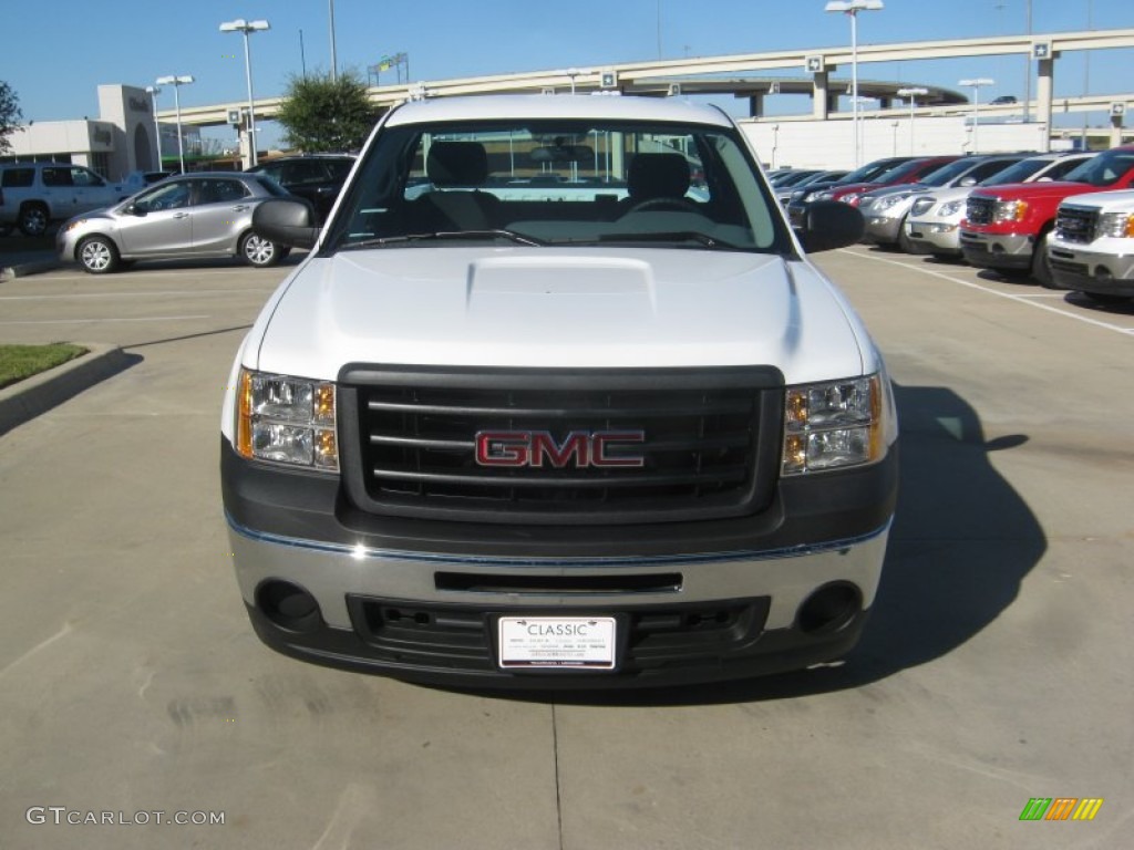 2012 Sierra 1500 Regular Cab - Summit White / Dark Titanium photo #8