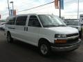 Summit White - Express LT 3500 Extended Passenger Van Photo No. 3
