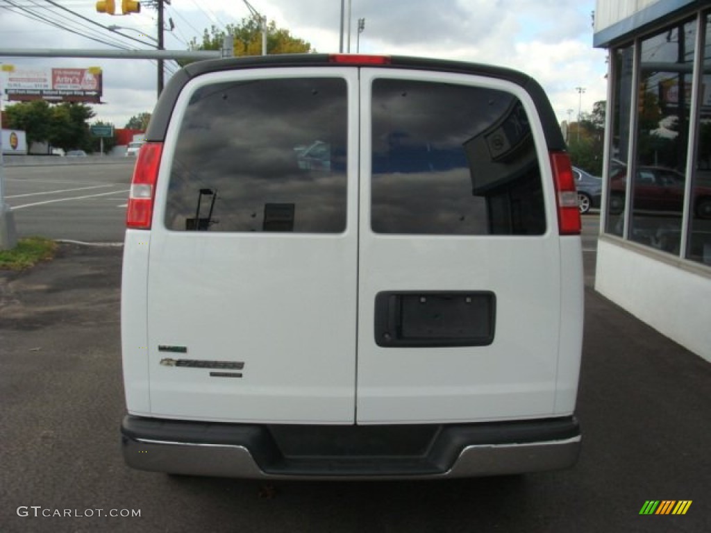 2011 Express LT 3500 Extended Passenger Van - Summit White / Medium Pewter photo #5