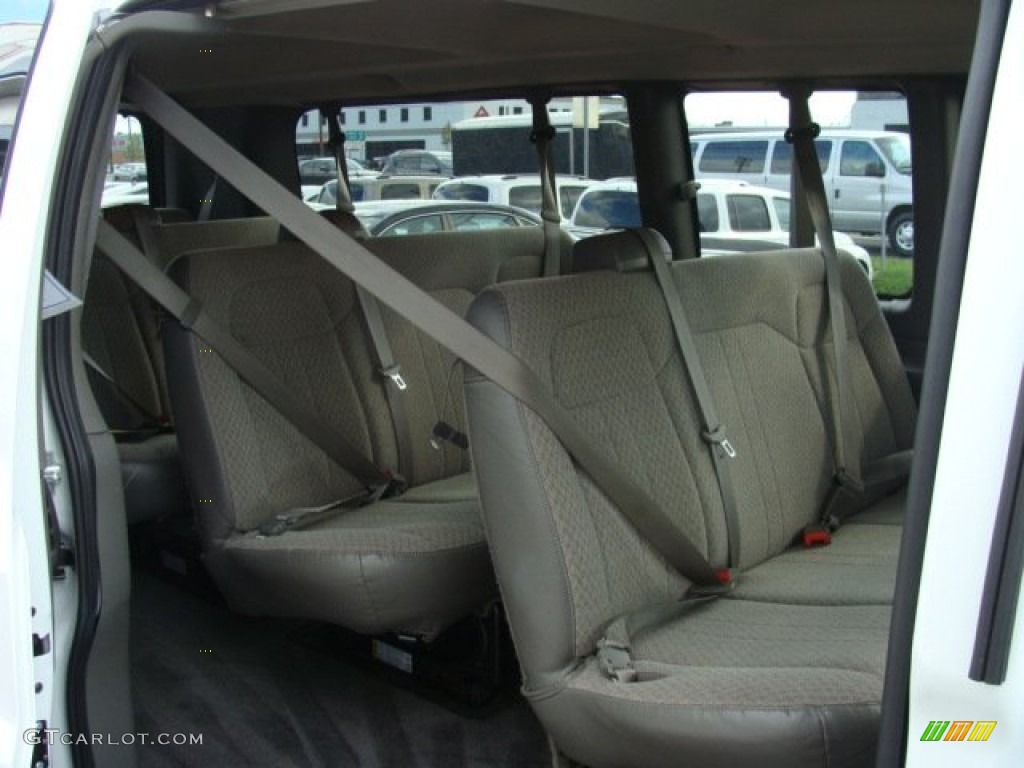 2011 Express LT 3500 Extended Passenger Van - Summit White / Medium Pewter photo #12